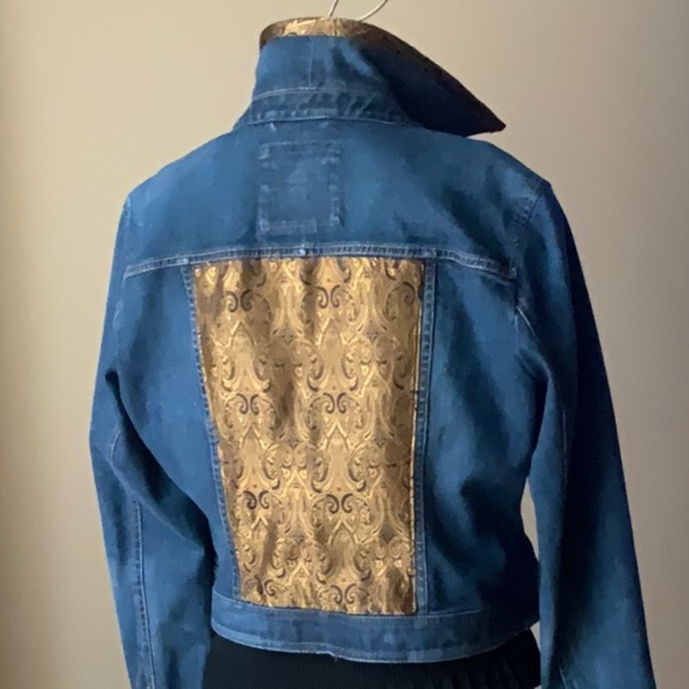 Upcycled  Elegant Denim Jacket